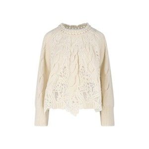 Ermanno Scervino Cable Knit Sweater – Cream - NWT